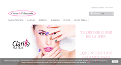 Desktop Screenshot of cosasdepeluqueria.com